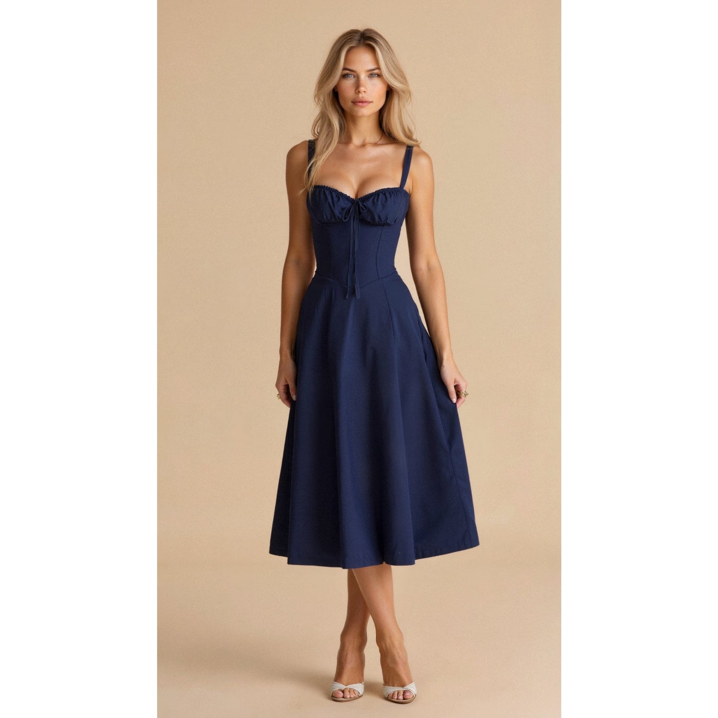Korsett Midikleid für Damen
