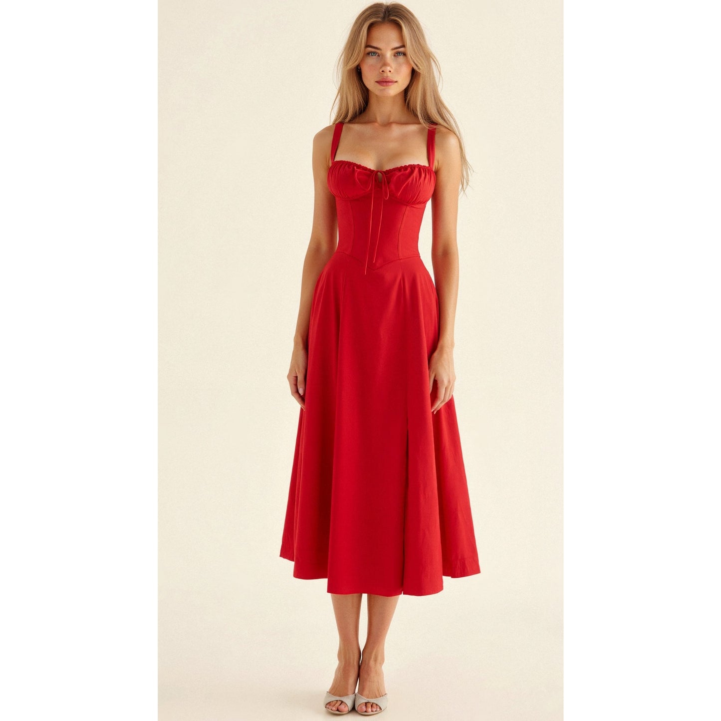 Korsett Midikleid für Damen